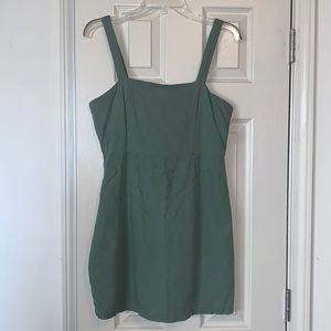 Olive green dress, size L